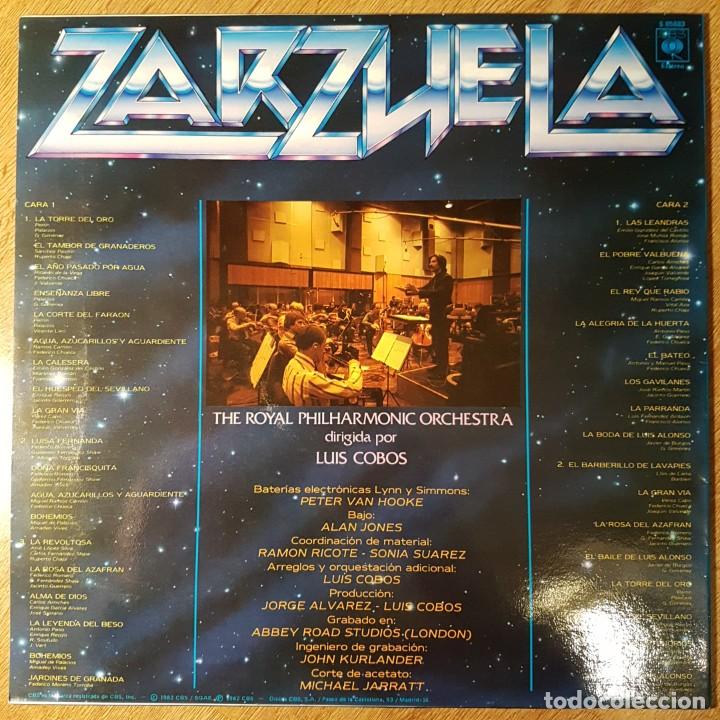 Discos de vinilo: DISCO LP DE LUIS COBOS. ZARZUELA - Foto 2