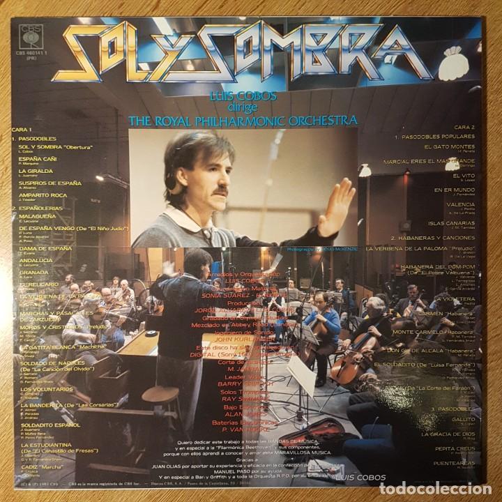 Discos de vinilo: DISCO LP DE LUIS COBOS. SOL Y SOMBRA - Foto 2