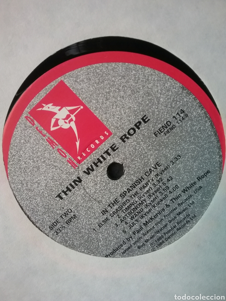 Discos de vinilo: THIN WHITE ROPE 1988 FRONTIER DEMON RECORDS - Foto 3