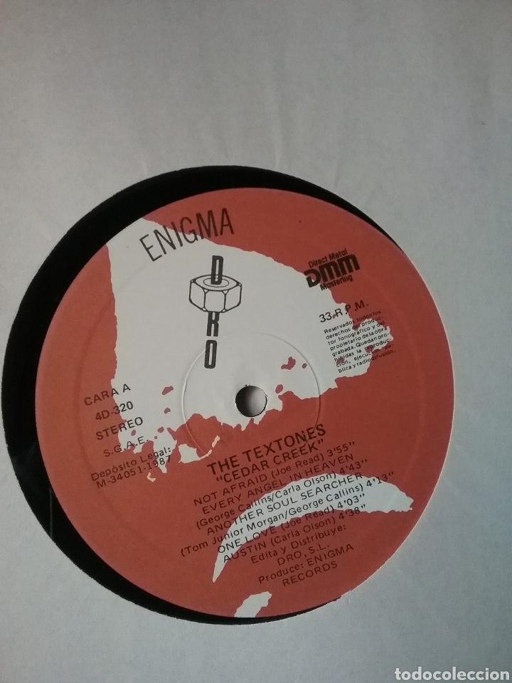 Discos de vinilo: THE TEXTONES 1987 ENIGMA DRO RECORDS - Foto 3