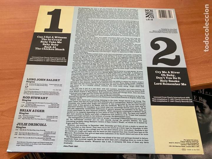 Discos de vinilo: THE STEAMPACKET (THE FIRST SUPERGROUP) LP (B-18) - Foto 3