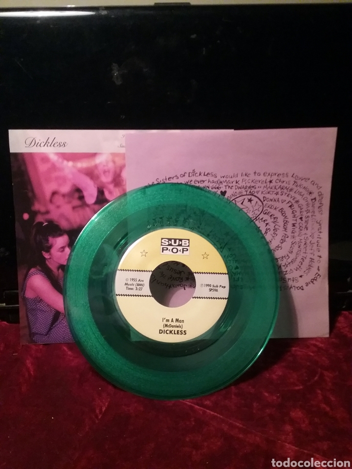 Discos de vinilo: DICKLESS 1990 SUB- POP SINGLE - Foto 3