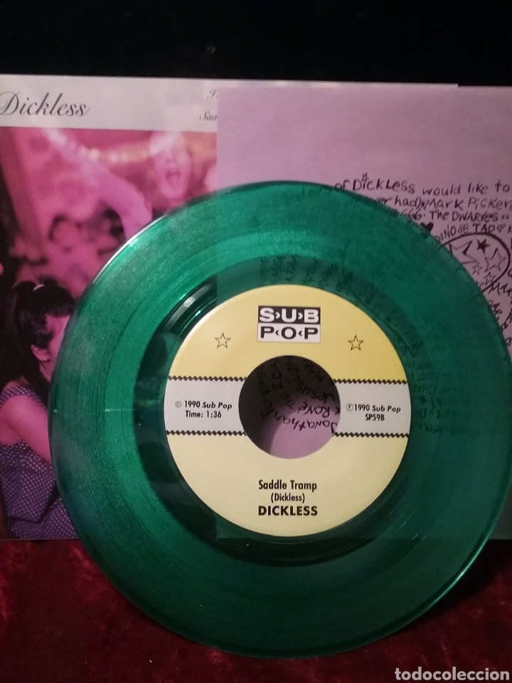 Discos de vinilo: DICKLESS 1990 SUB- POP SINGLE - Foto 4