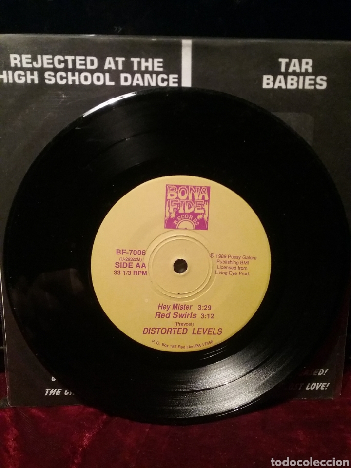 Discos de vinilo: TAR BABIES DISTORTED LEVEL 1989 GREG PREVOST CHESTERFIELD KINGS - Foto 3