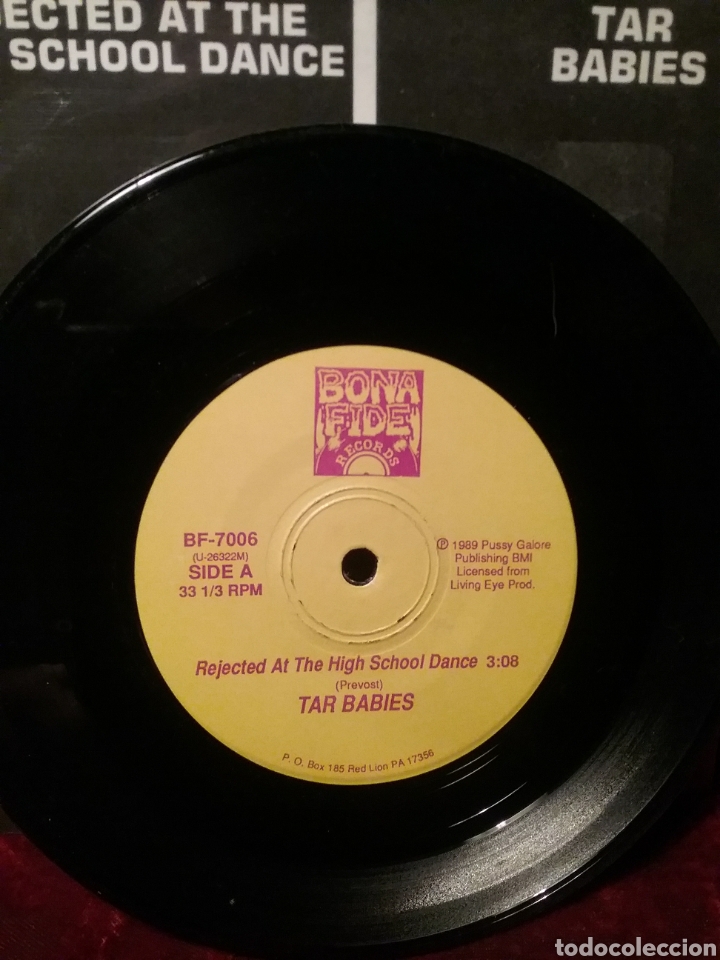 Discos de vinilo: TAR BABIES DISTORTED LEVEL 1989 GREG PREVOST CHESTERFIELD KINGS - Foto 4