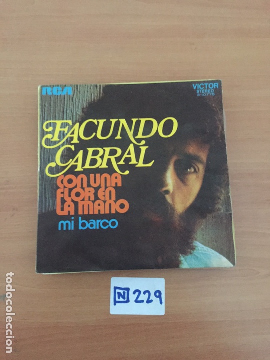 Discos de vinilo: FACUNDO CABRAL CON UNA FLOR EN LA MANO ESPA&Ntilde;OL 1972 - Foto 1