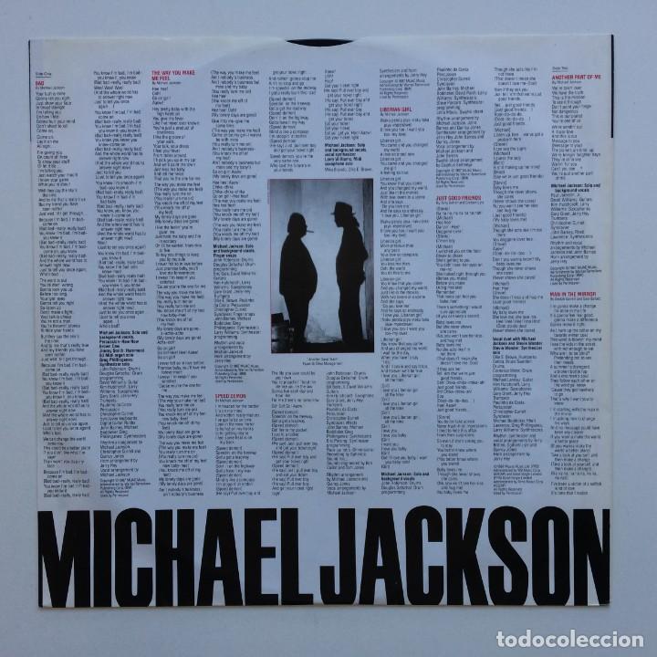 Discos de vinilo: Michael Jackson &lrm;&ndash; Bad Holanda,1987 EPIC* - Foto 4