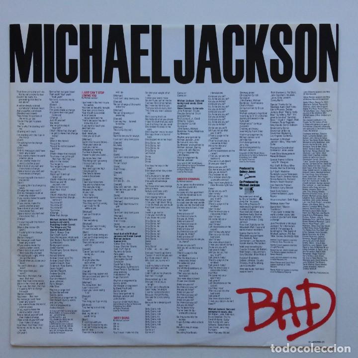 Discos de vinilo: Michael Jackson &lrm;&ndash; Bad Holanda,1987 EPIC* - Foto 5