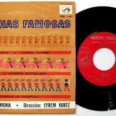 Discos de vinilo: ORQUESTA FILARMONIA DIR. EFREM KURTZ - MARCHAS FAMOSAS N.1 - EP LA VOZ DE SU AMO 1963 BPY. Lote 235348180