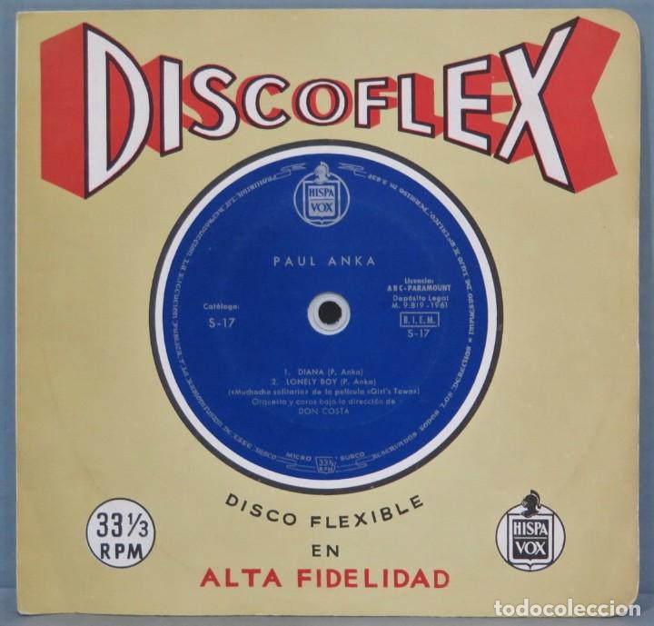 Discos de vinilo: SINGLE. DISCOFLEX. PAUL ANKA. Diana - Foto 1