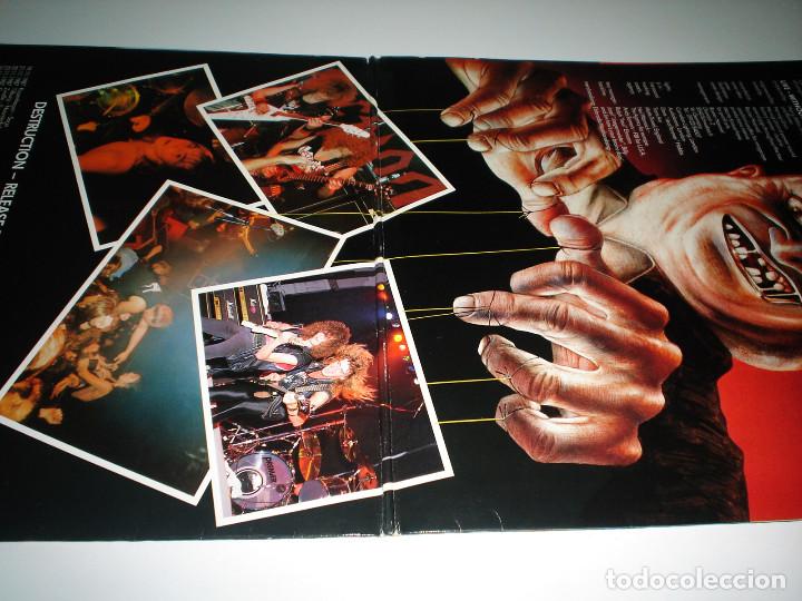 Discos de vinilo: LP DESTRUCTION - LIVE WITHOUT SENSE - Foto 6