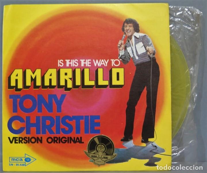 Discos de vinilo: SINGLE. TONY CHRISTIE. AMARILLO - Foto 1