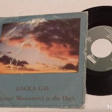 Discos de vinilo: SINGLE O.M.D. - ENOLA GAY - DINDISC 1980. Lote 235386060