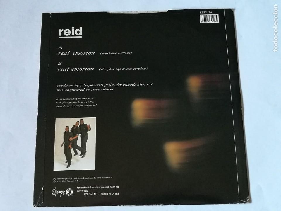 Discos de vinilo: Reid - Real Emotion - 1989 - Foto 2