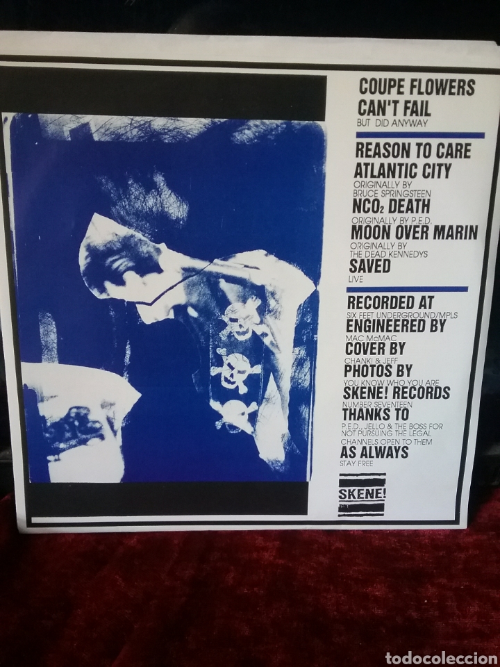 Discos de vinilo: STICKS & STONES 1990 SKENE RECORDS - Foto 2