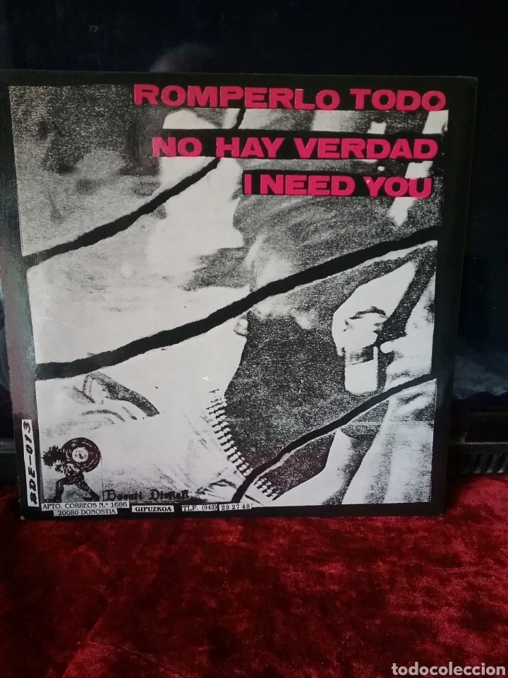 Discos de vinilo: LA PERRERA 1990 Single Copia Original - Foto 2