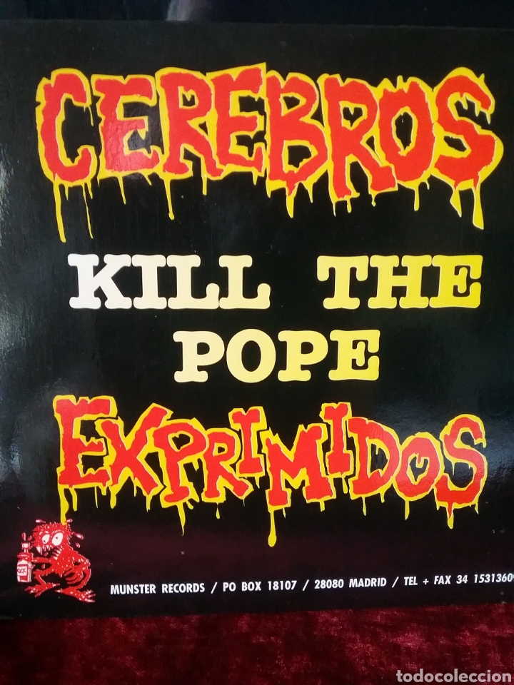 Discos de vinilo: CEREBROS EXPRIMIDOS 1992 DOLE SINGLE MUNSTER RECORDS - Foto 3