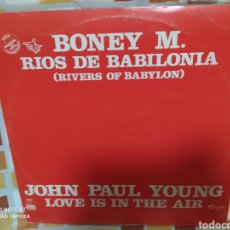 Discos de vinilo: BONEY M. / JOHN PAUL YOUNG / ERUPTION (4) / AMANDA LEAR ‎– RÍOS DE BABILONIA - MAXI VINILO - 1978 -