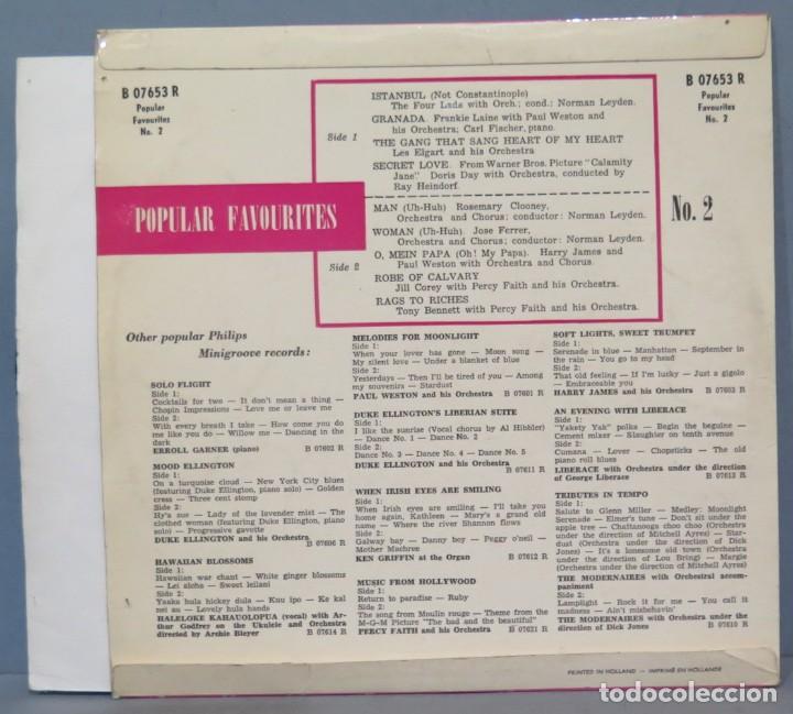 Discos de vinilo: LP. POPULAR FAVOURITES. VOL. 2 - Foto 2