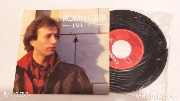Discos de vinilo: SINGLE ROBIN GIBB - JULIET - POLYDOR A&Ntilde;O 1983 - Foto 1