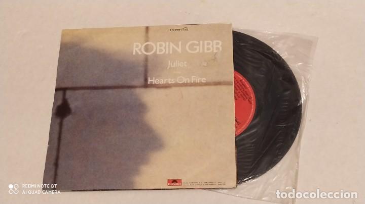 Discos de vinilo: SINGLE ROBIN GIBB - JULIET - POLYDOR A&Ntilde;O 1983 - Foto 2