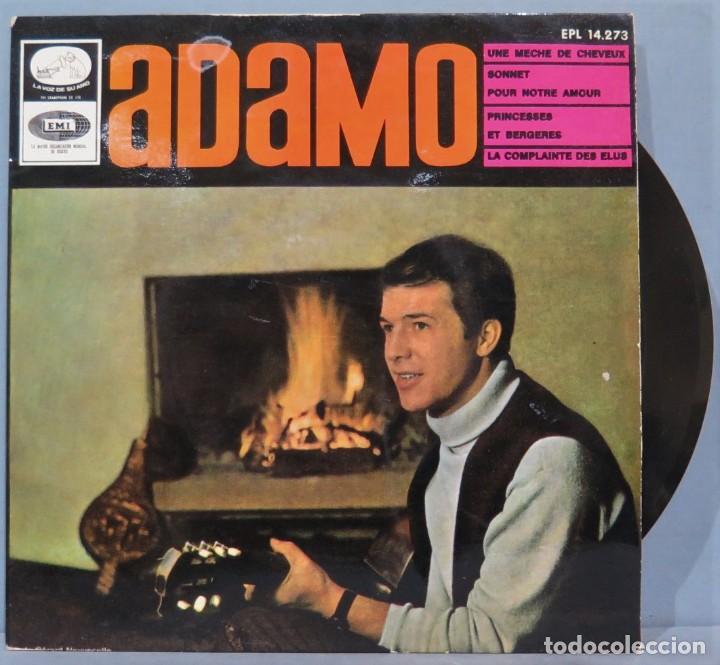 Discos de vinilo: EP. ADAMO. UNE MECHE DE CHEVEUX&acute; - Foto 1