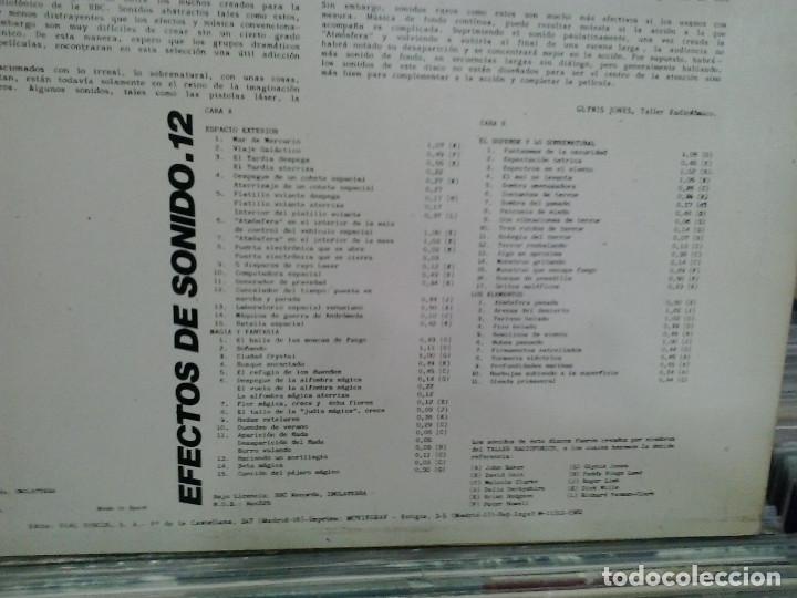Discos de vinilo: LMV - Efectos de sonido. Vol. 12. Dial discos 1982, ref. 51.0116 -- LP - Foto 3