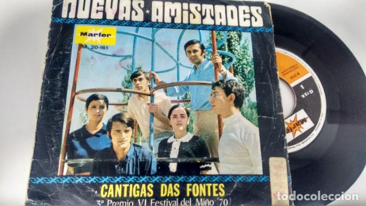 Vinyl-Schallplatten: SINGLE (VINILO) DE NUEVAS AMISTADES A&Ntilde;OS 70 (FESTIVAL DEL MI&Ntilde;O)