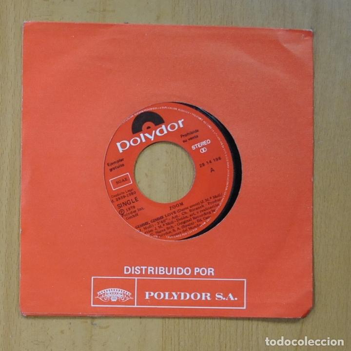 Discos de vinilo: ZOOM - GIMME GIMME LOVE - SINGLE - Foto 2
