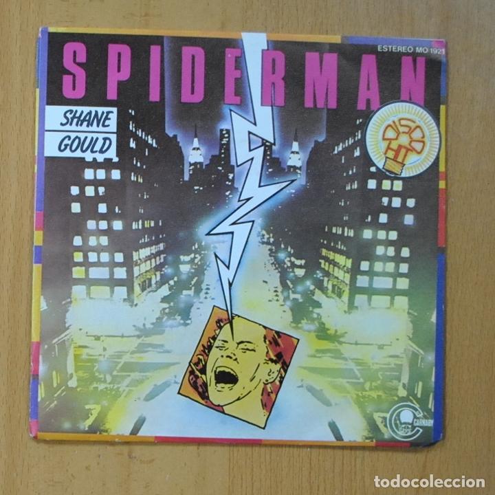 Discos de vinilo: SHANE GOULD - SPIDERMAN - SINGLE - Foto 1