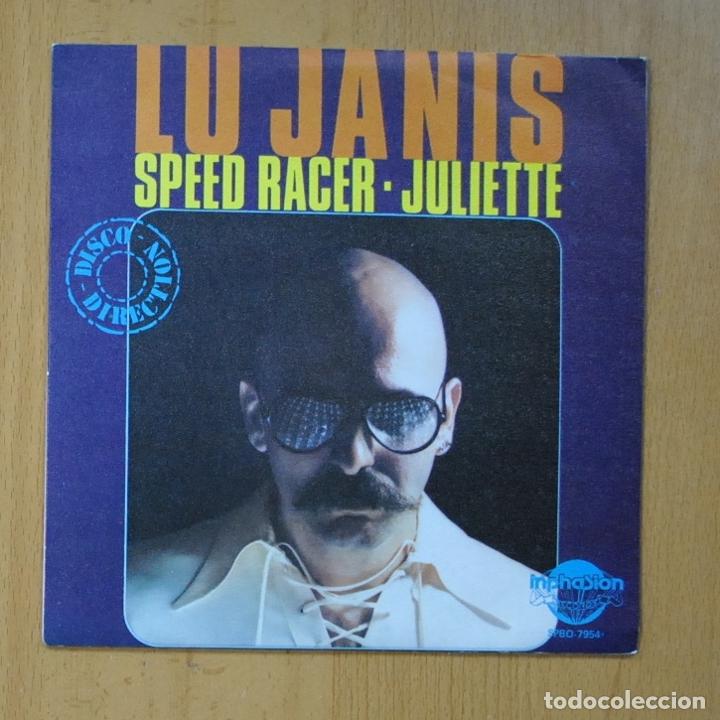 Discos de vinilo: LU JANIS - SPEED RACER / JULIETTE - SINGLE - Foto 1