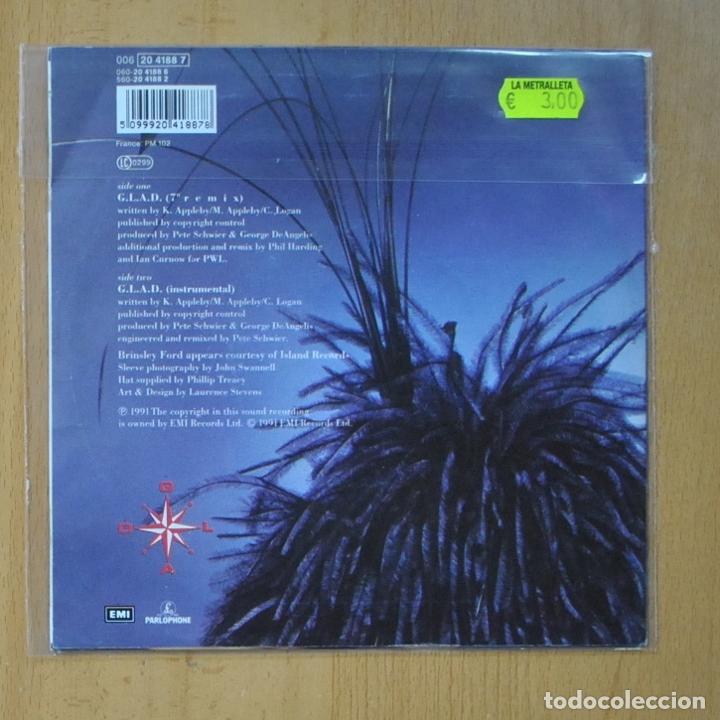 Discos de vinilo: KIM APPLEBY - G.L.A.D. / REMIX - SINGLE - Foto 2