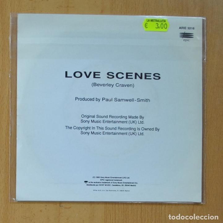 Discos de vinilo: BEVERLEY CRAVEN - LOVE SCENES - SINGLE - Foto 2