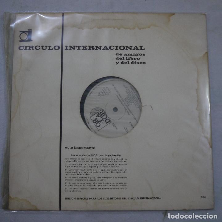 Discos de vinilo: C&Iacute;RCULO INTERNACIONAL DE AMIGOS DEL LIBRO Y DEL DISCO - LA BELLA DURMIENTE DEL BOSQUE - LP 1966 - Foto 2