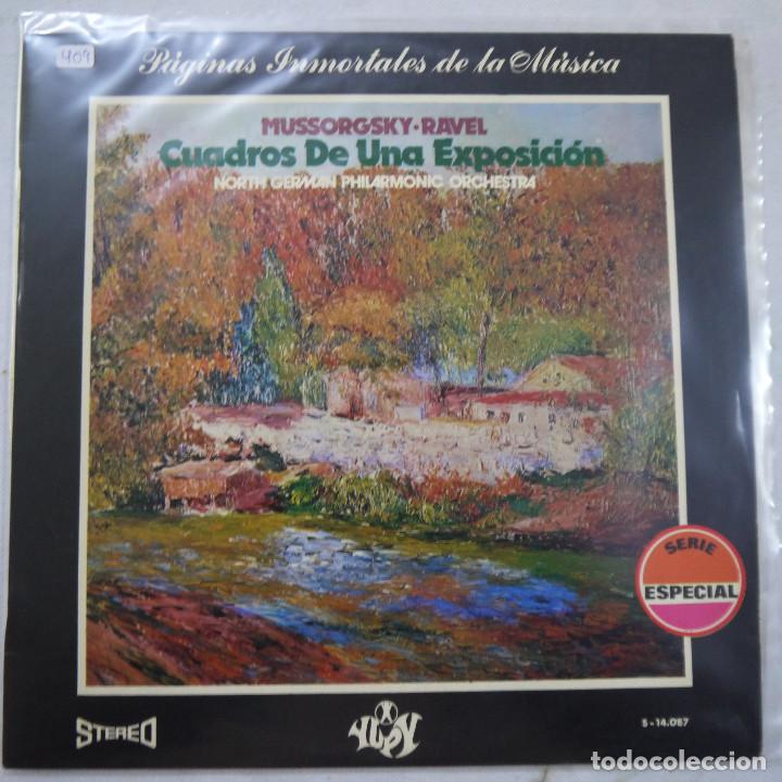 Discos de vinilo: MUSSORSKI / RAVEL - CUADROS DE UNA EXPOSICI&Oacute;N - LP 1971