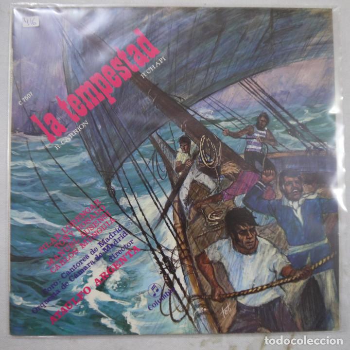 Discos de vinilo: R. CARRION / R. CHAPI - LA TEMPESTAD - LP 1969 - Foto 1