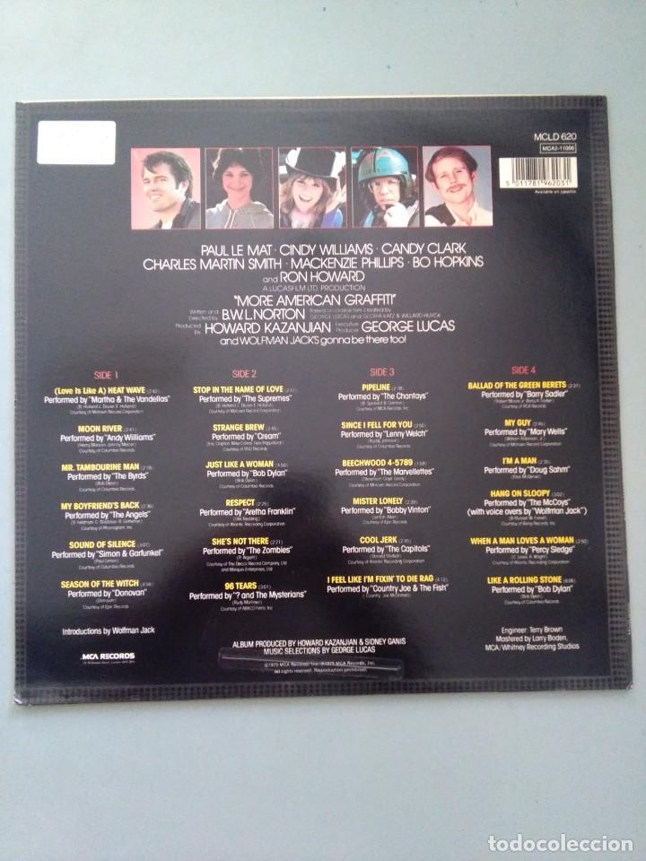 Discos de vinilo: DOBLE LP MORE AMERICAN GRAFFITI - Foto 2