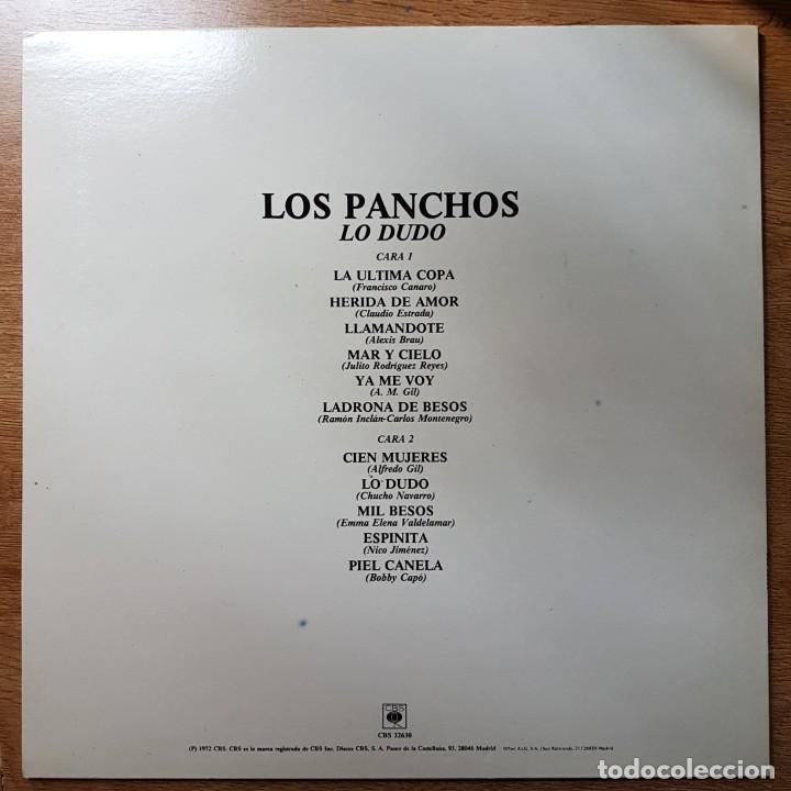 Discos de vinilo: DISCO LP LOS PANCHOS. LO DUDO - Foto 2