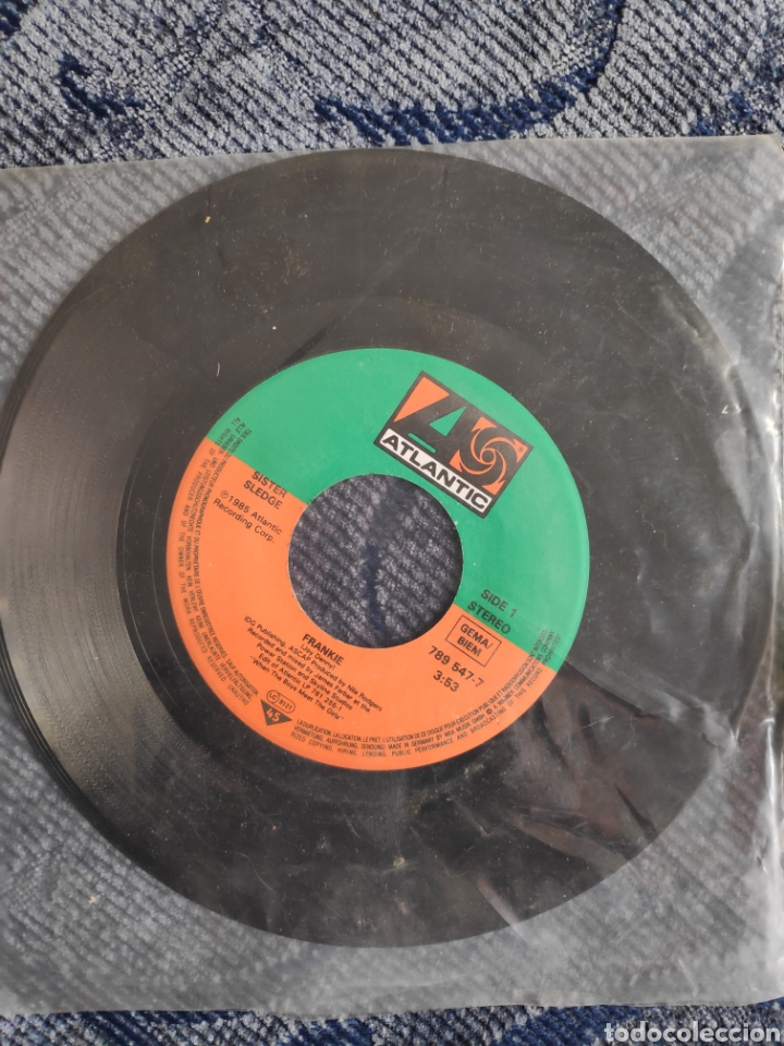 Discos de vinilo: Vinilo single - Sister Sledge - Frankie - Foto 1