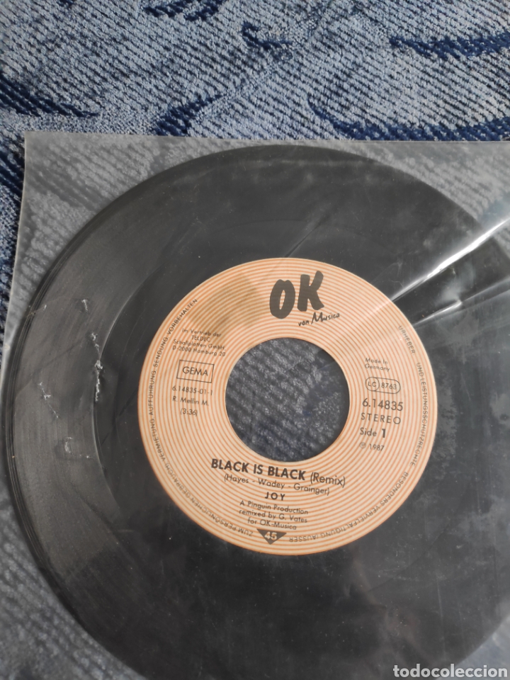 Discos de vinilo: Vinilo single - Joy - Black is black + Magic eyes - Foto 1