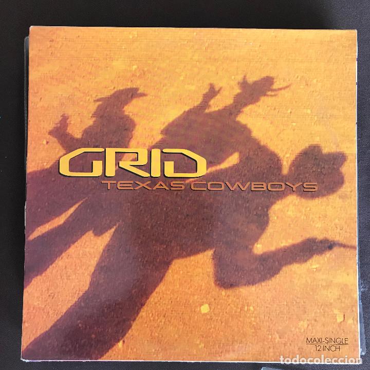 Discos de vinilo: GRID - TEXAS COWBOYS - 12 MAXISINGLE DECONSTRUCTION 1994 - Foto 1