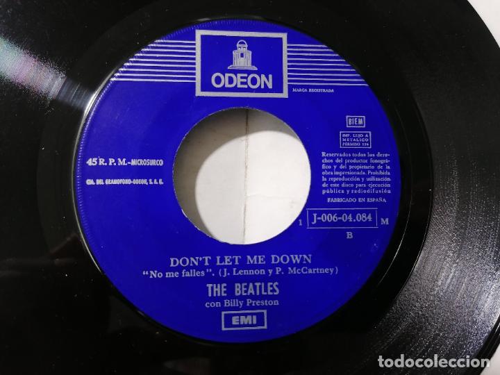 Discos de vinilo: THE BEATLES, GET BACK / DONT LET ME DOWN , A&Ntilde;O 1969, ODEON, J-006-04.084 M - Foto 6