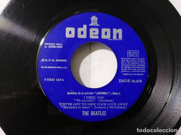 Discos de vinilo: THE BEATLES, HELP - YESTERDAY , A&Ntilde;O 1965, ODEON, DSOE 16.676 - Foto 4