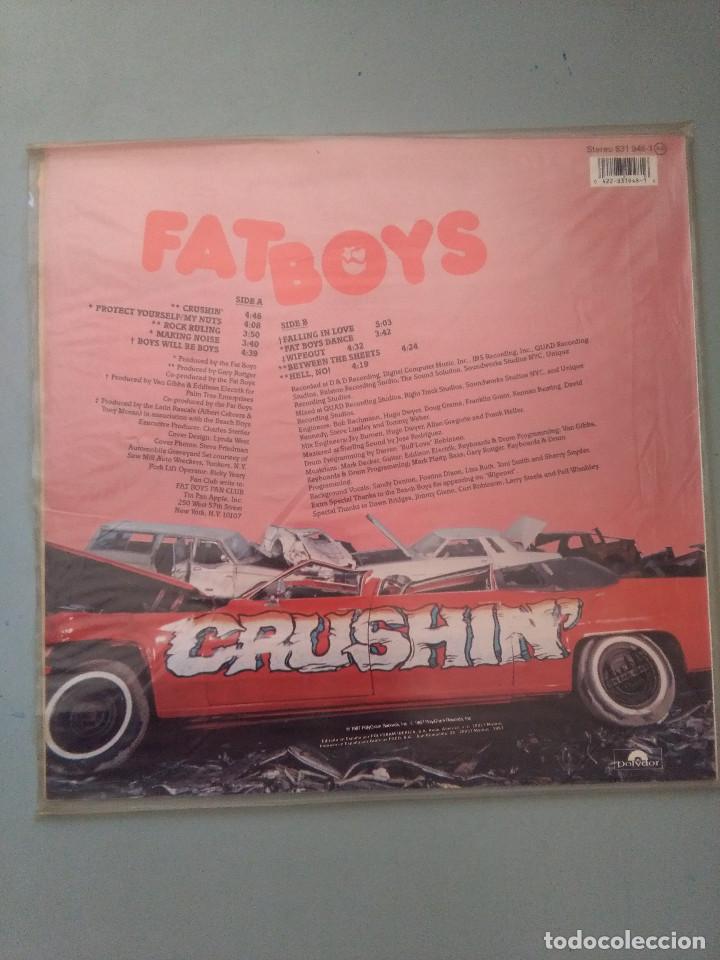 Discos de vinilo: LP-FAT BOYS-CRUSHIN - Foto 2