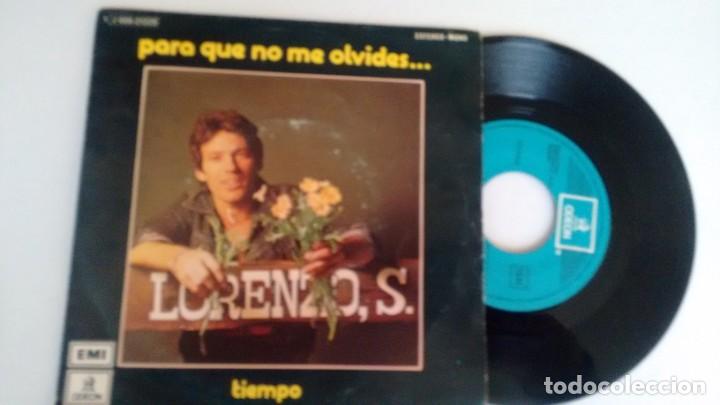 Disques de vinyle: SINGLE (VINILO) DE LORENZO SANTRAMARIA A&Ntilde;OS 70