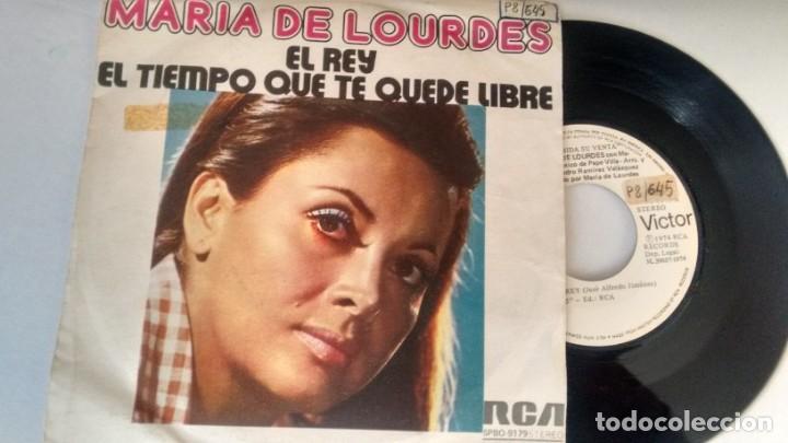 Discos de vinilo: SINGLE (VINILO) DE MARIA DE LOURDES A&Ntilde;OS - Foto 1
