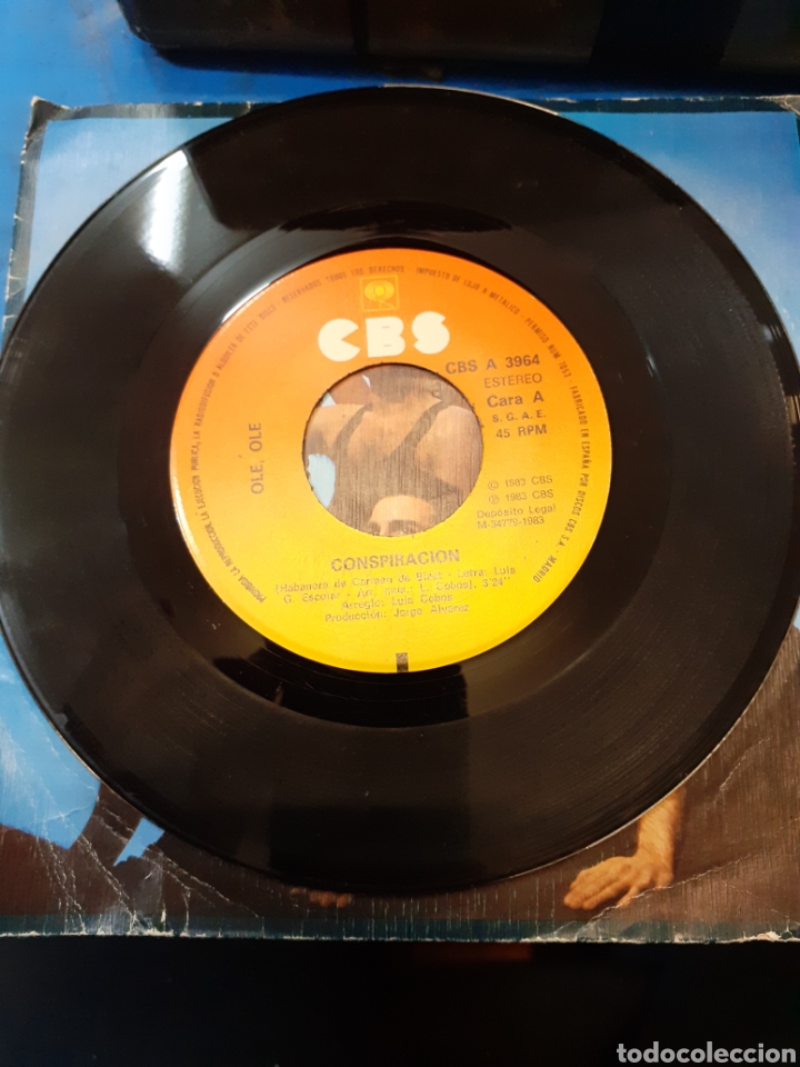 Discos de vinilo: OLE OLE. Conspiraci&oacute;n. 1983. CBS. - Foto 4