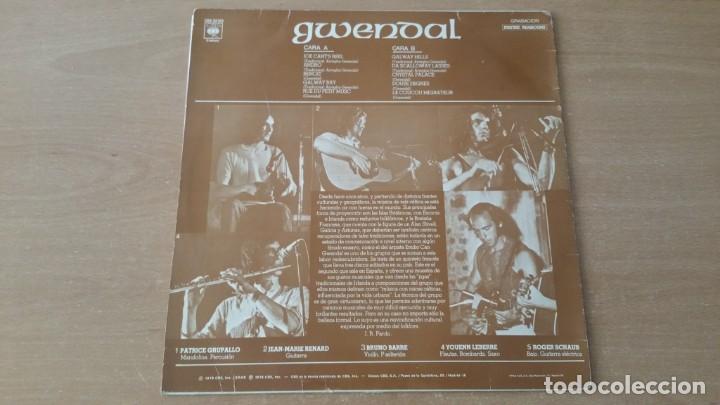 Discos de vinilo: LP GWENDAL St CBS 1982 SPAIN RE - Foto 2