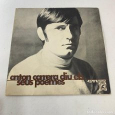 Discos de vinilo: SINGLE ANTON CARRERA - ANTON CARRERA DIU ELS SEUS POEMES - ESPAÑA - AÑO 1968