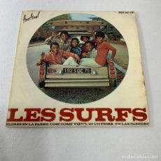 Discos de vinilo: EP LES SURFS - FLORES EN LA PARED - ESPAÑA - AÑO 1966. Lote 236131430